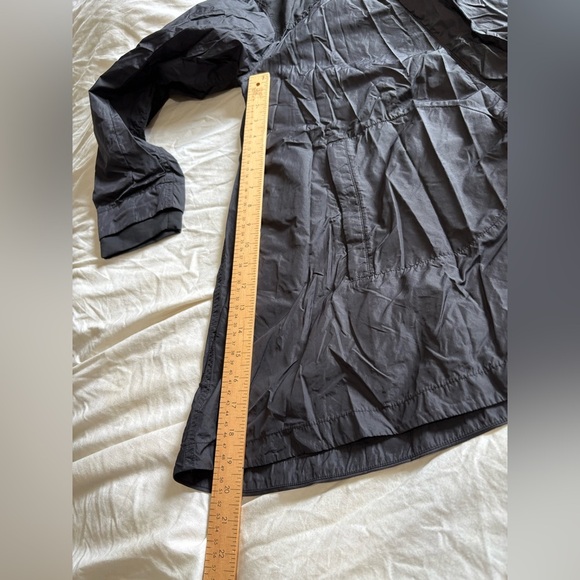 The North Face women’s black jacket hood size medium tent coat flared - Picture 8 of 13